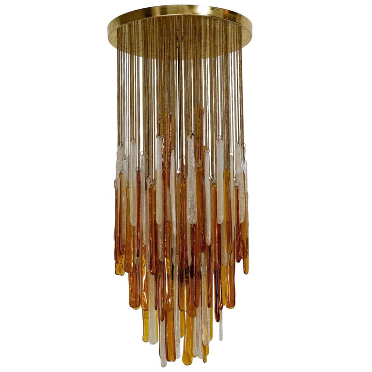 Italian Murano Chandelier For Sale
