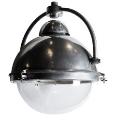 French Industrial Pendant Light