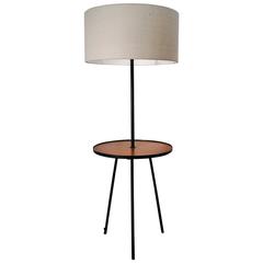 Gerald Thurston Tripod Table and Floor Lamp for Lightolier