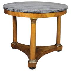 Italian Neoclassic Walnut and Giltwood Centre Table 6