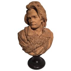 Bust of Beethoven after Albert Ernest Carrier-Belleuse, plaster, France, 19th c