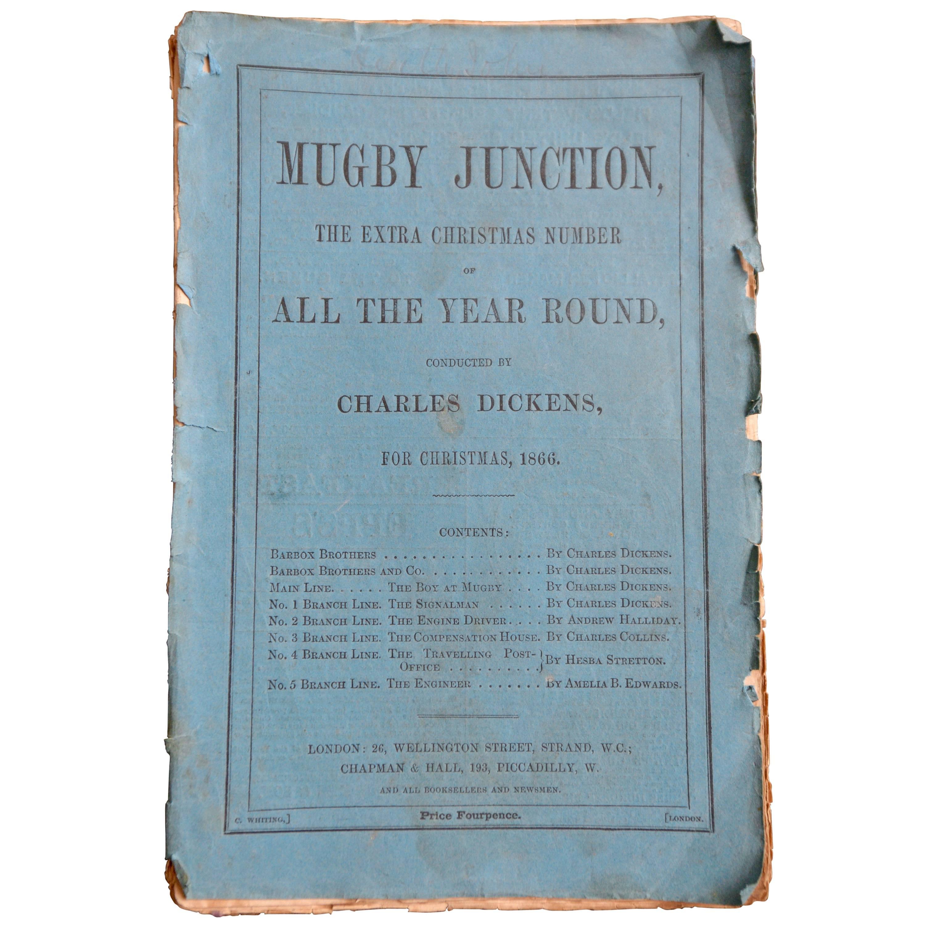 Mugby Junction, All The Year Around, Extra Christmas Number Charles Dickens 1866 For Sale
