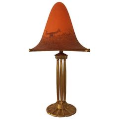French Art Deco Table Lamp 12