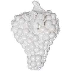Delfts White Lidded Ceramic Grape Bowl 8