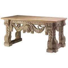 Table console à la manière de Matthias Lock 