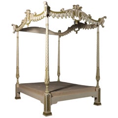 Plume Four-Poster Bed in the manner of Thomas Chippendale