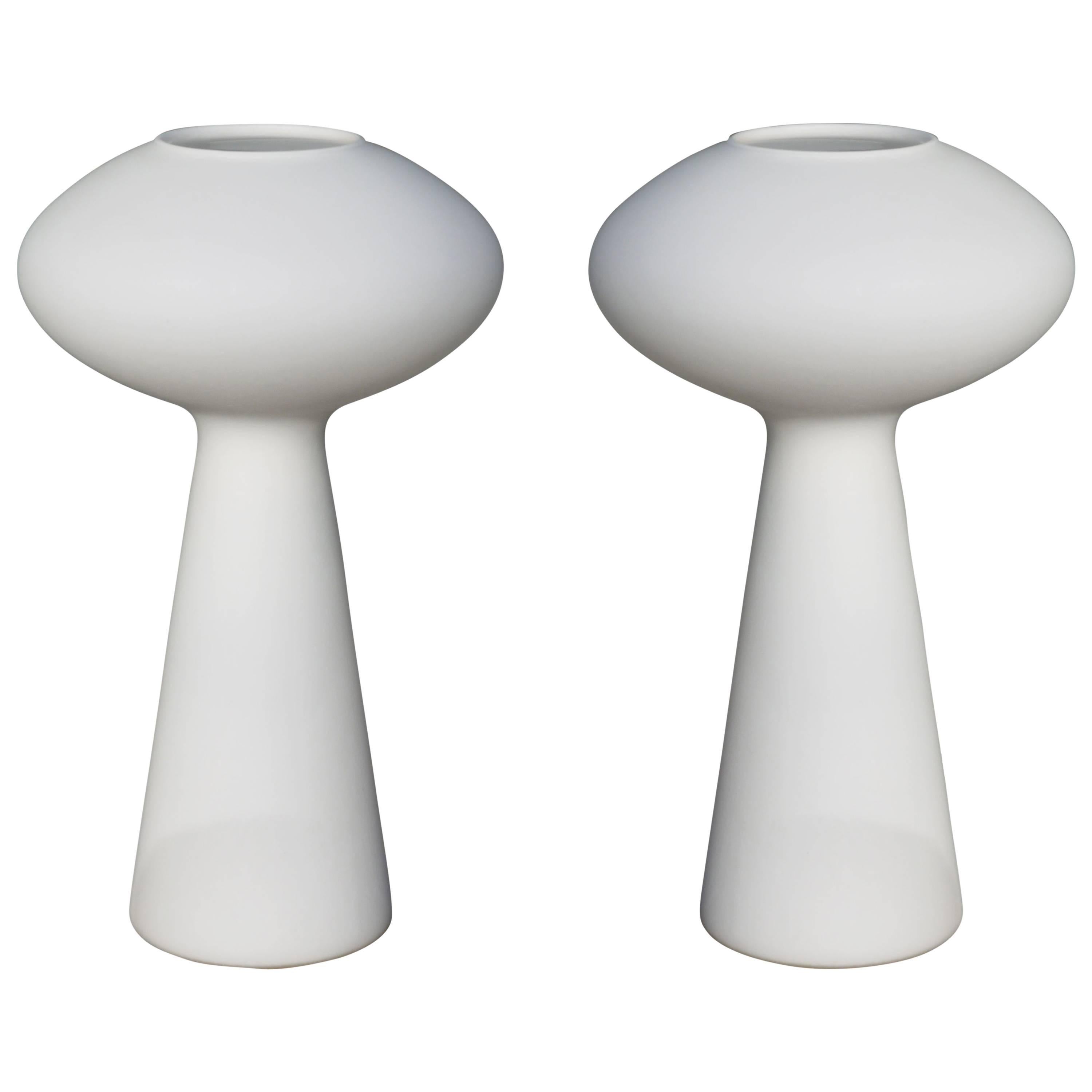 Pair of Italian Mushroom Lamps by Laurel