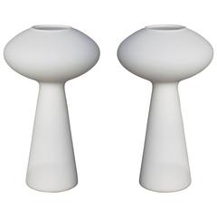 Pair of Italian Mushroom Lamps by Laurel