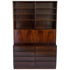 Gunni Oman Rosewood Desk and Shelving Unit