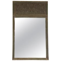 Carved Trumeau Mirror
