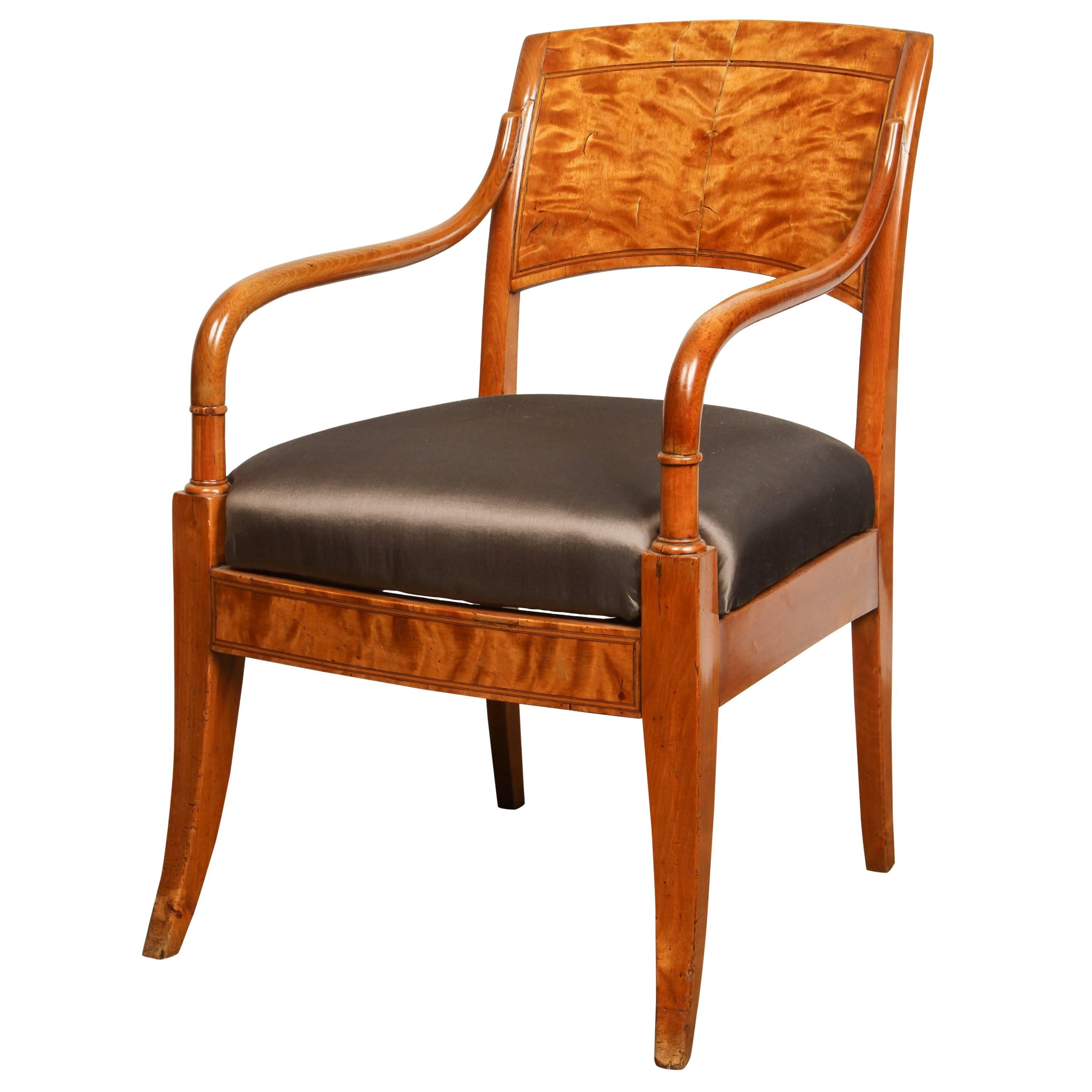 Danish Biedermeier Arm Chair