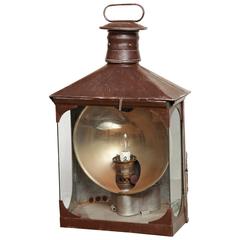 Dutch Painted Tin Rectangular Lantern 5