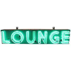 Vintage Neon Sign "Lounge"