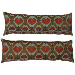Pair of Suzani Embroidery Pillows