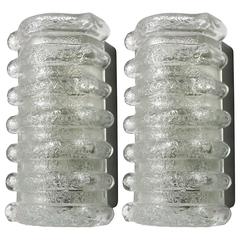Pair of Sconces by Glashütte Limburg for Lightolier 1960s European Production 3