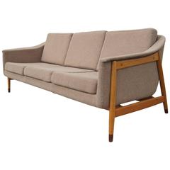 Three-Seat Swedish Sofa by Folke Ohlsson for Dux