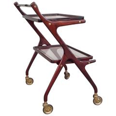 Trolley bar cart by Cesare Lacca