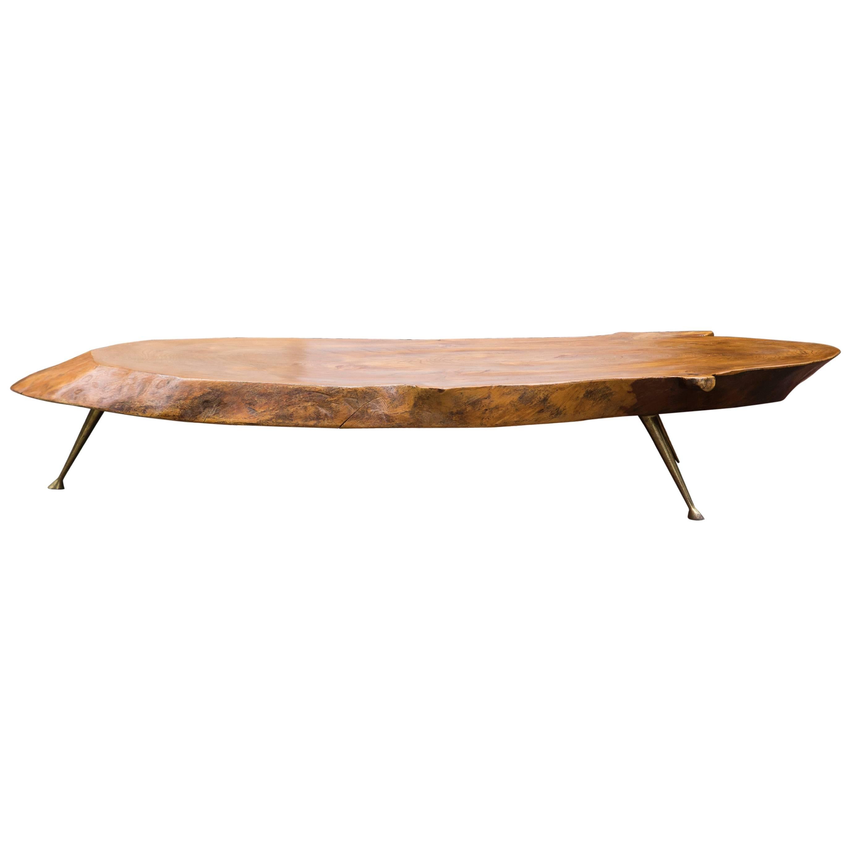 Tree Trunk Coffee Table Nakashima Style