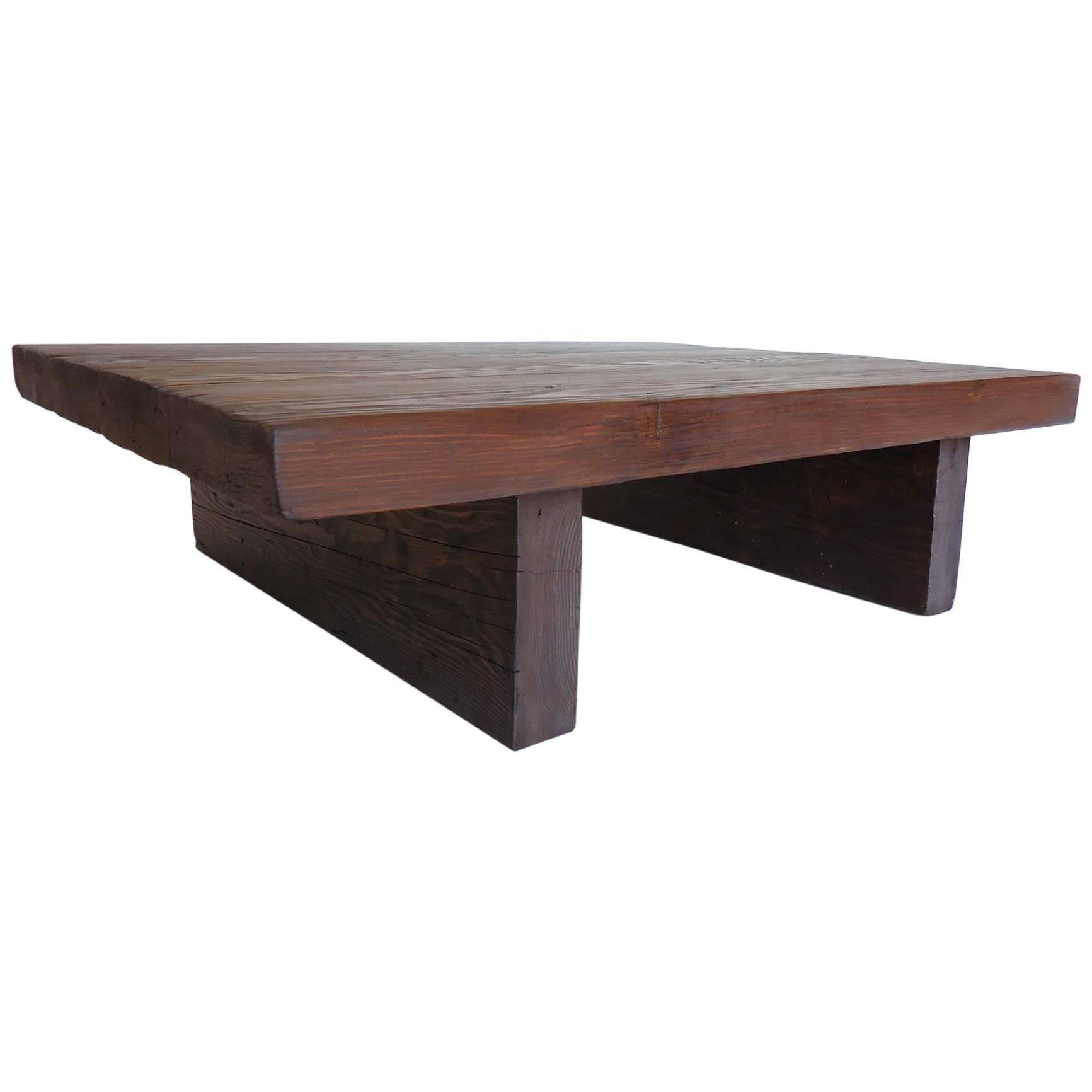 Dos Gallos Custom Modern Primitive Coffee Table