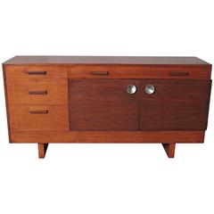 Art Deco Gilbert Rohde Herman Miller No. 3622 Buffet in Two-Tone Walnut 12