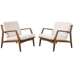 Pair of Danish Modern Lounge Chairs by Ib Kofod Larsen