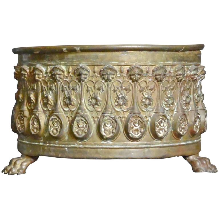 Cast Glazed Stoneware Arts and Crafts Pottery Pedestal at 1stdibs