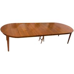 Danish Teak Dining Table, Seats 12