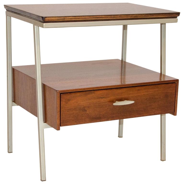 Walnut Night Stand, Vista of California For Sale at 1stdibs