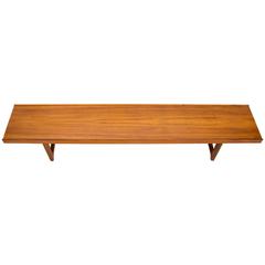 Teak "Korbo" Bench by Torbjorn Afdal for Bruksbo Mobler