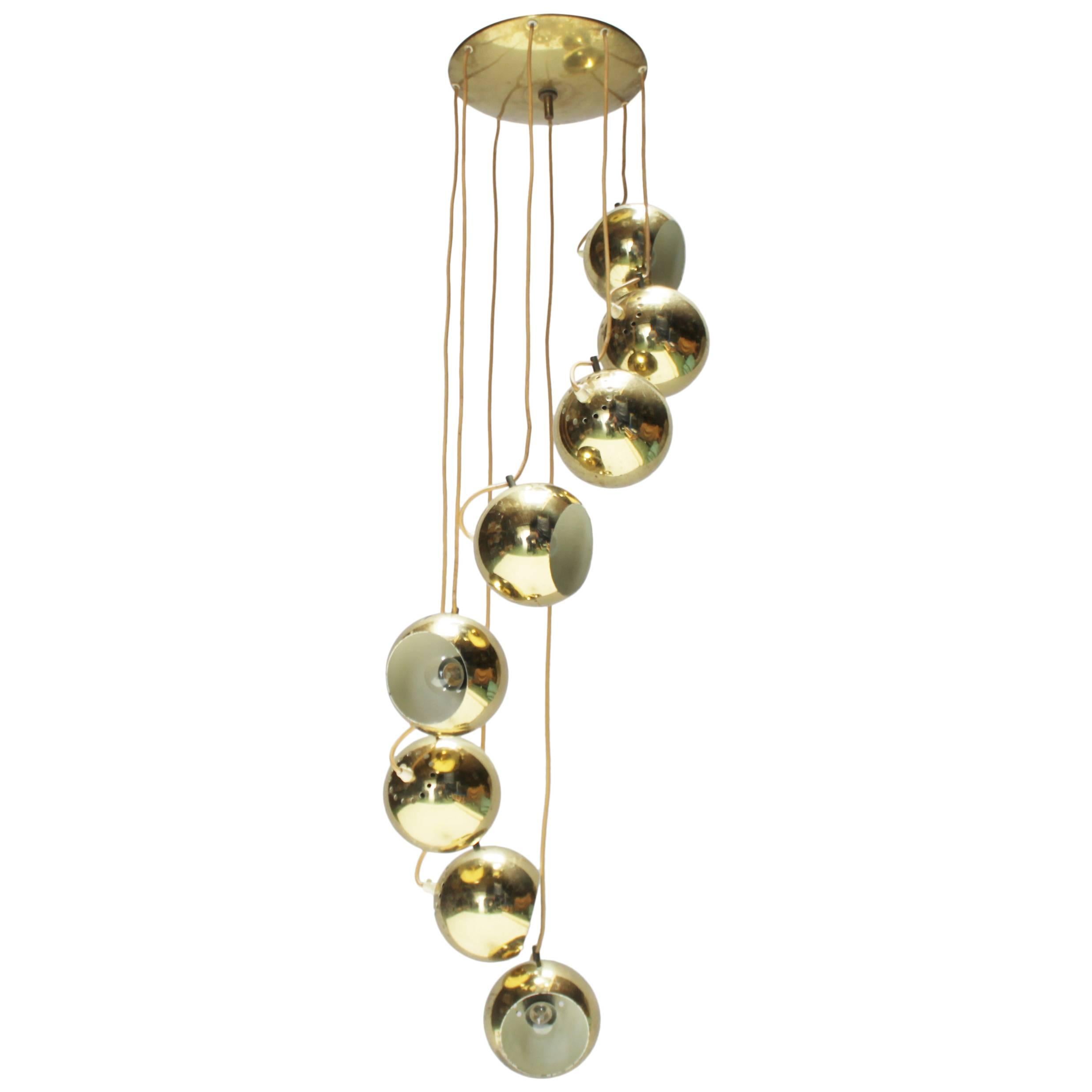 Eight-Tier Cascade Chandelier by Reggiani