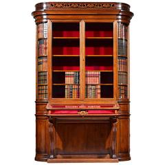 Antique Victorian Secret Display Cabinet