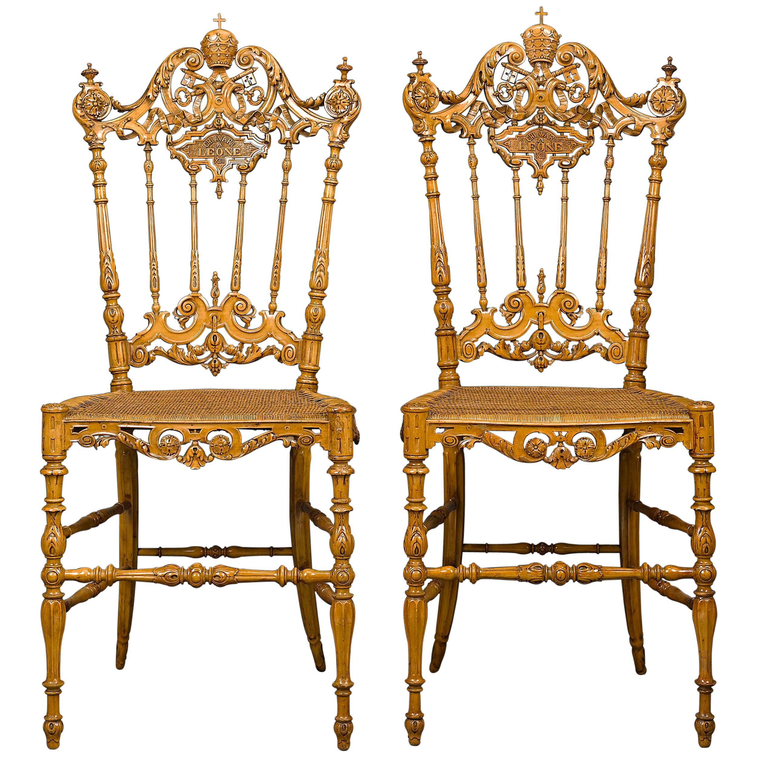 Pope Leo XIII Chiavari Chairs