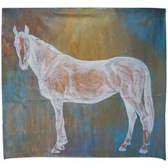 Huge Canvas with Painted Horse by Conny Dekkers Titled 'Lifeforce' 11
