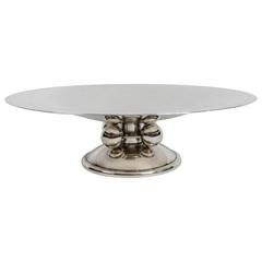 Art Deco Silver Plated Tazza by Luc Lanel for Christofle