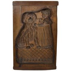 Antique 19th Century Wooden Gingerbread Mold