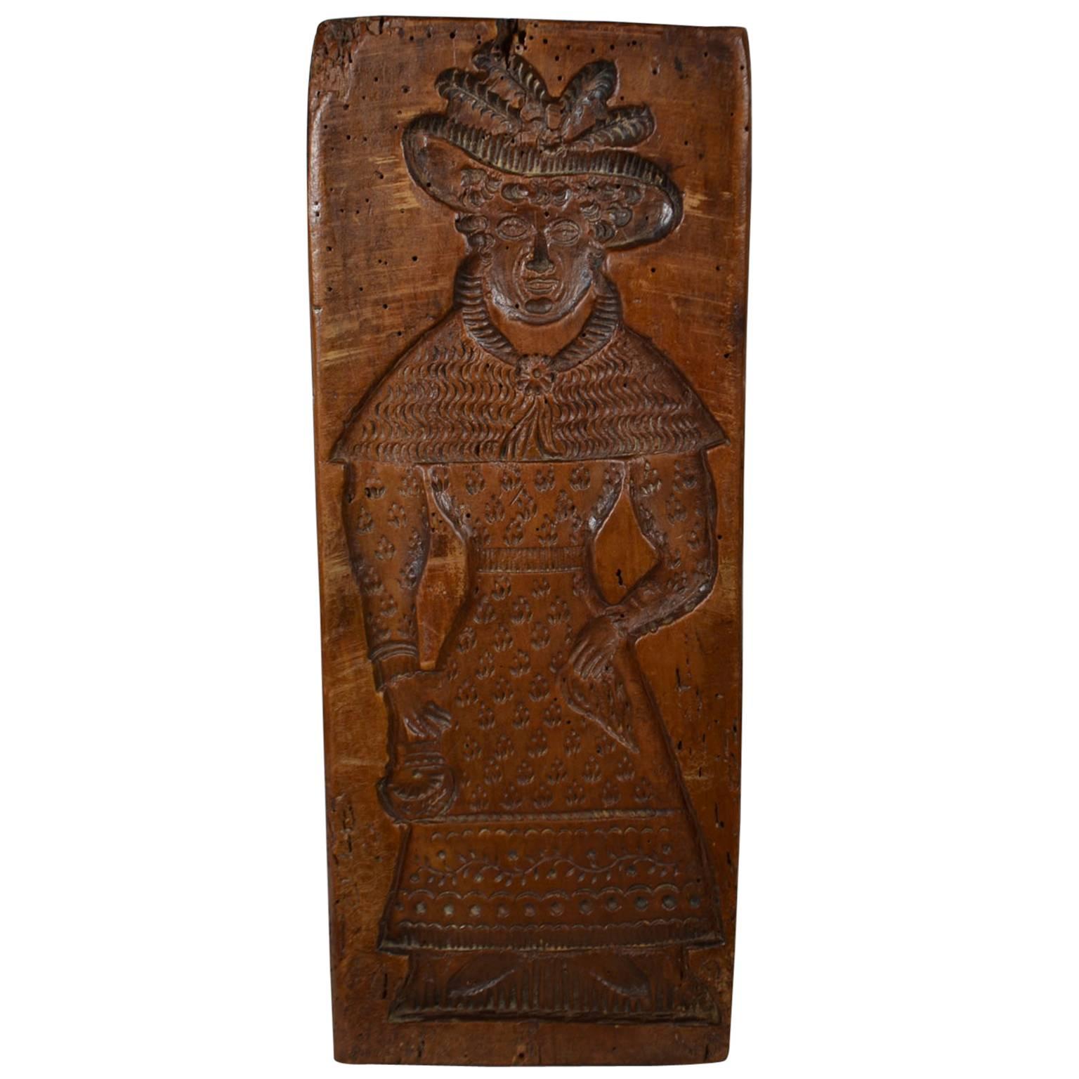 19th Century, Double-Sided Wooden Gingerbread Mold