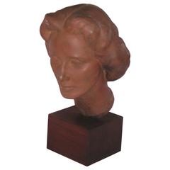 Used Gorgeous Plaster Bust by Harry Rosin