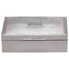 Sterling Silver Art Deco Cigarette Box