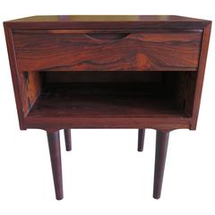 Arne Vodder Odense Sculpted Rosewood Danish Nightstand 4