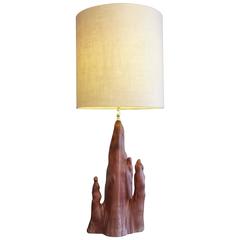 Monumental Sculptural Cypress Root Lamp 1