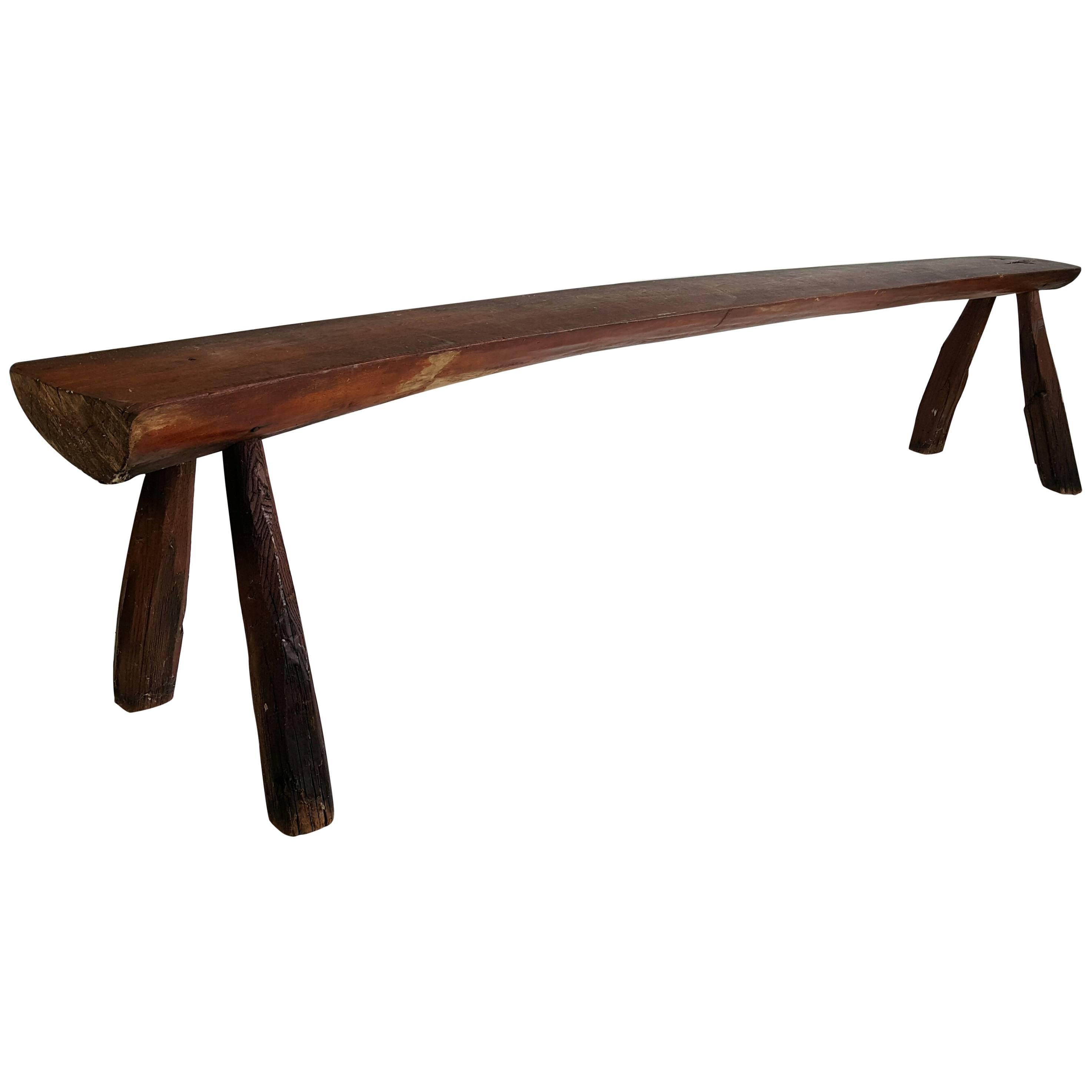 Primitive Long Cobblers Bench, Adirondack