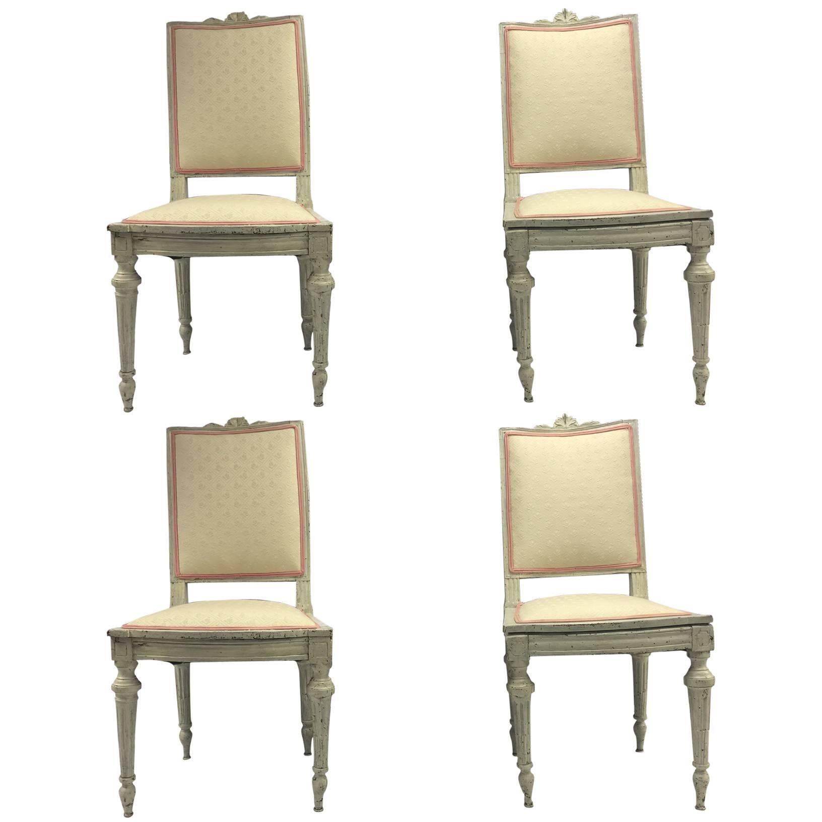 Set of Four Louis XVI Chairs