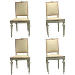 Set of Four Louis XVI Chairs