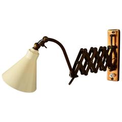 Mid-Century Modern Italian Scissor Wall Sconce 11