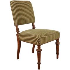 Green Striped Vintage Chair