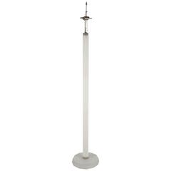 Standing Lamp in Frosted Lucite