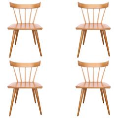Four Paul McCobb Spindle Back Dining Chairs