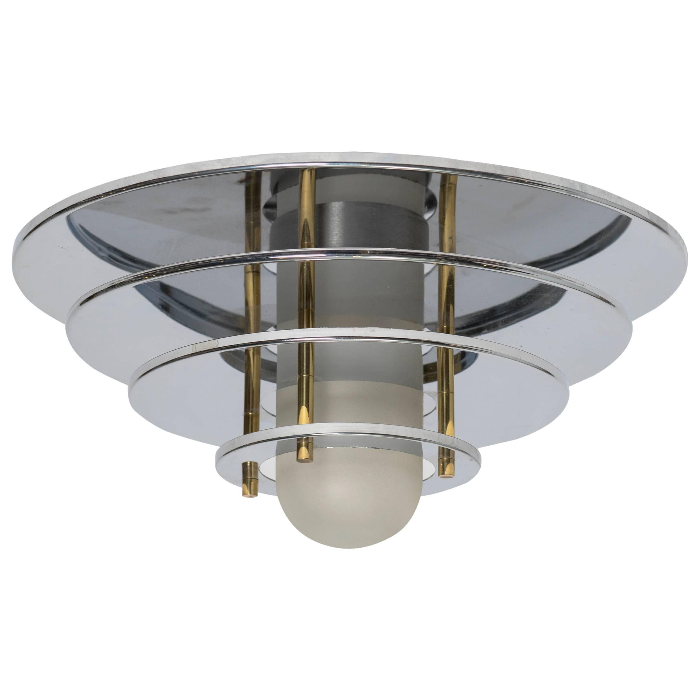 Eight Flush Mounted Chrome Fixtures from the 1980s at 1stDibs | 1980s ...