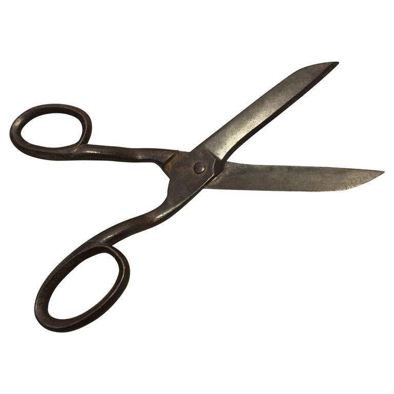 Large Vintage Industrial Scissors, circa 1920, Belgium at 1stDibs