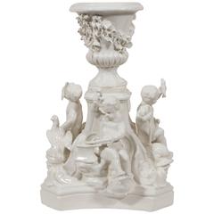 Orleans 18th Century French Porcelain Figural Group Representing the 4 Elements